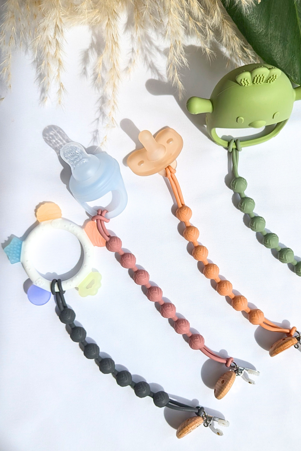 Food Grade Silicone Pacifier Clip (Buy 1 Get 1 Free with Code: MARSL24)