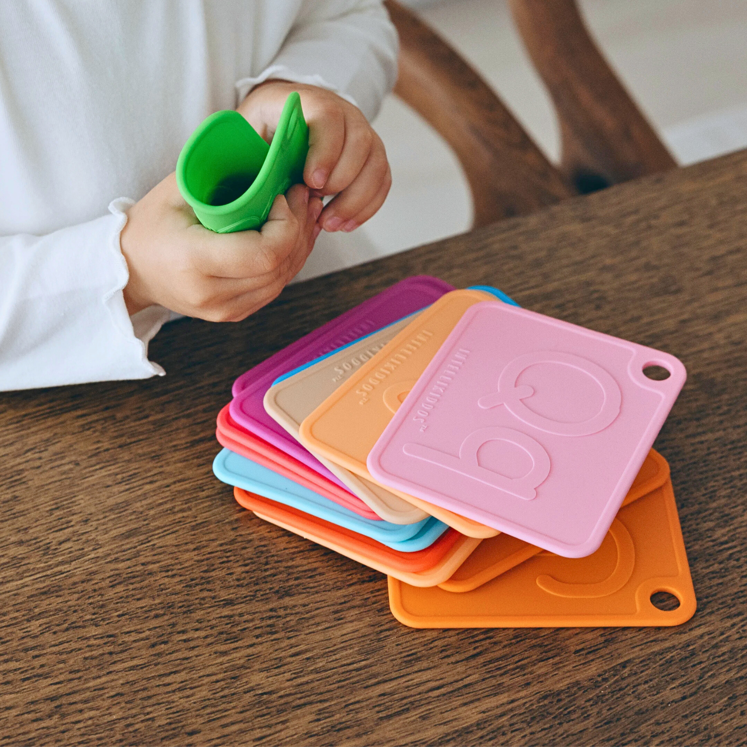SiliABCs® Award-Winning Food Grade Silicone Alphabet Flash  Cards for Toddlers and Kids Ages 1-5