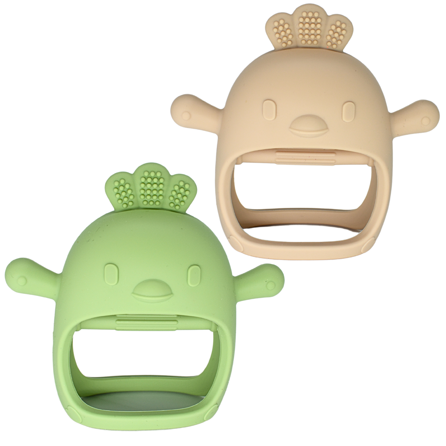 BPA free Teething Mittens Baby Teething Toy  0-12 Months Intellikiddos